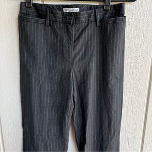 Dolce & Gabbana Women’s Black Pinstripe Wool Trousers Size 42 IT
